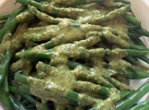 Organic Green Beans with Basil Vinaigrette