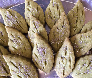 Organic Green Tea Shortbread Cookies