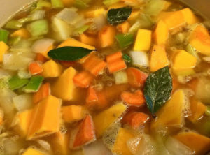 Organic Butternut Squash Soup In The Works