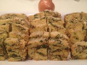 Organic Caramelized Onion and Spinach Quickbread