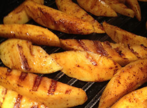 Grilled Organic Mango With Chili and Lime