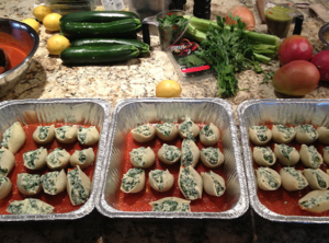 Organic Spinach and Ricotta Stuffed Pasta Shells