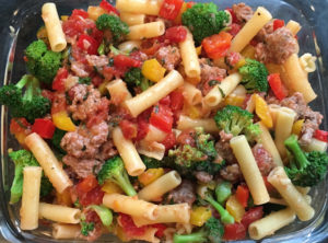 MFY Sausage and Peppers with Ziti